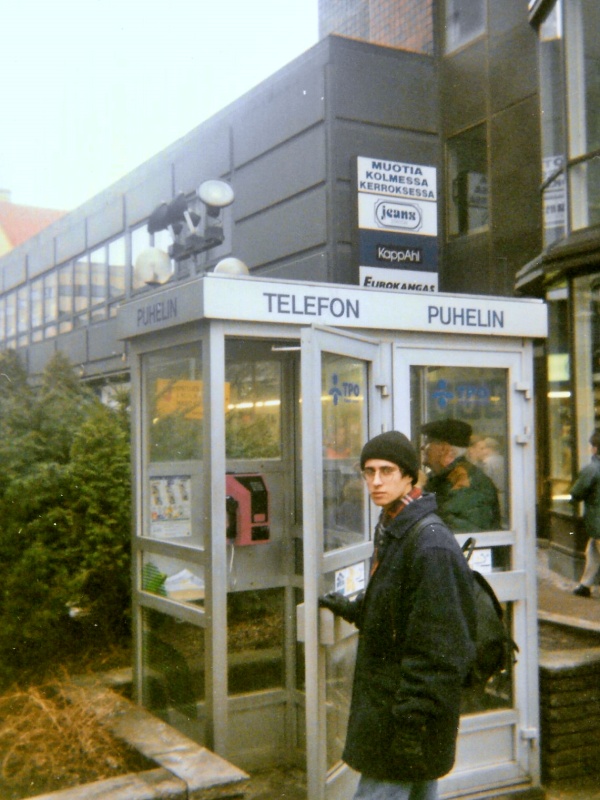Телефонная будка в Финляндии