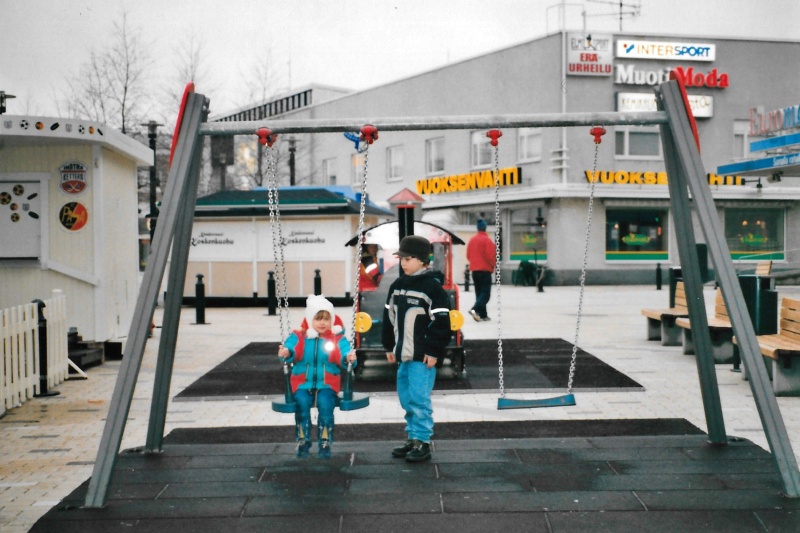 Детская площадка на променаде Koskenparras