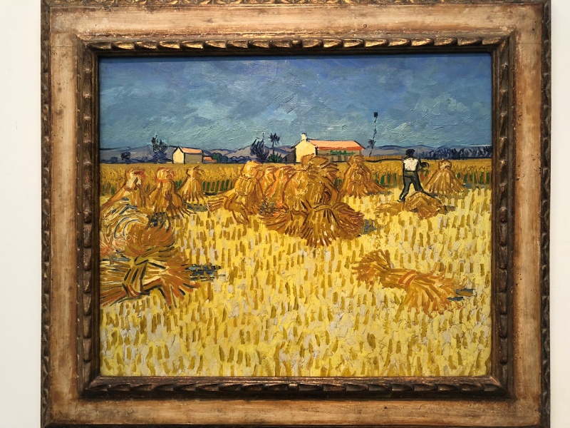 Музей Израиля. Винсент ван Гог – Урожай кукурузы в Провансе, июнь