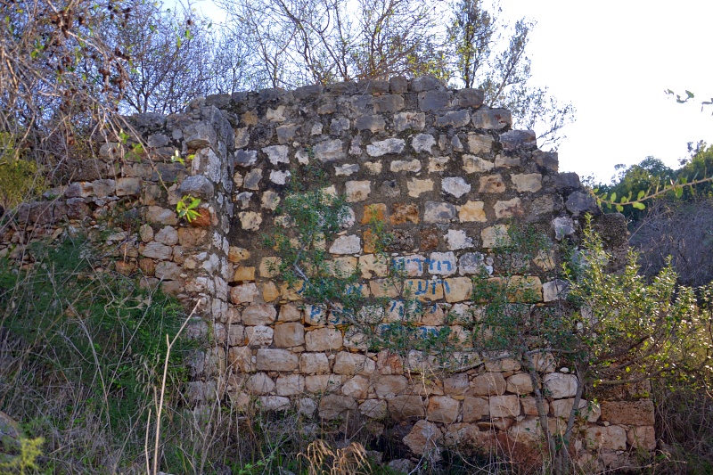 Руины арабской деревни Эйн-Газаль