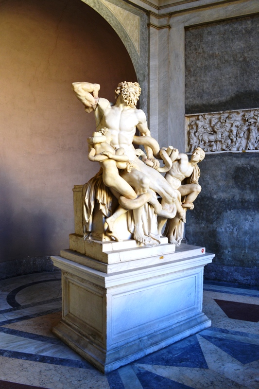 Музеи Ватикана. Скульптура «Лаокоон и сыновья»