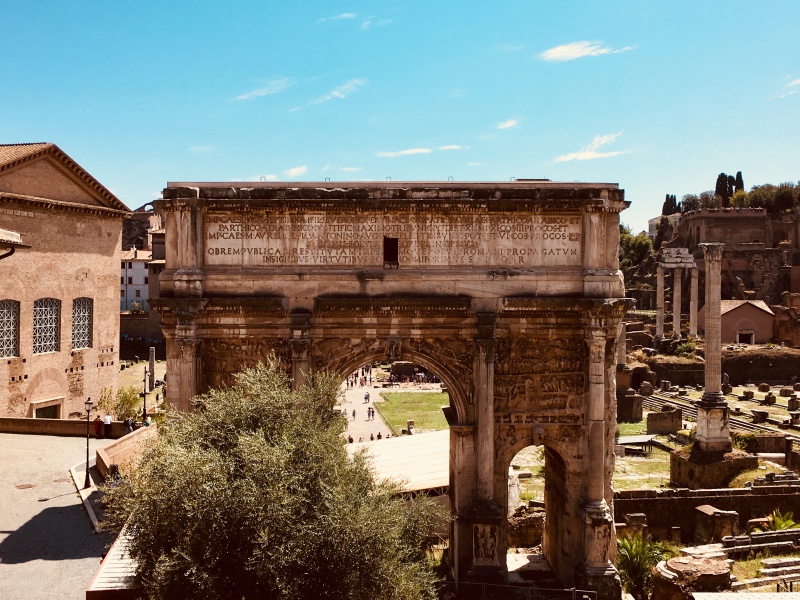 Римский форум. Триумфальная арка Септимия Севера