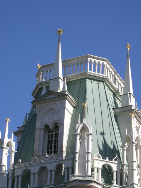 Крыша дворца в Царицыно