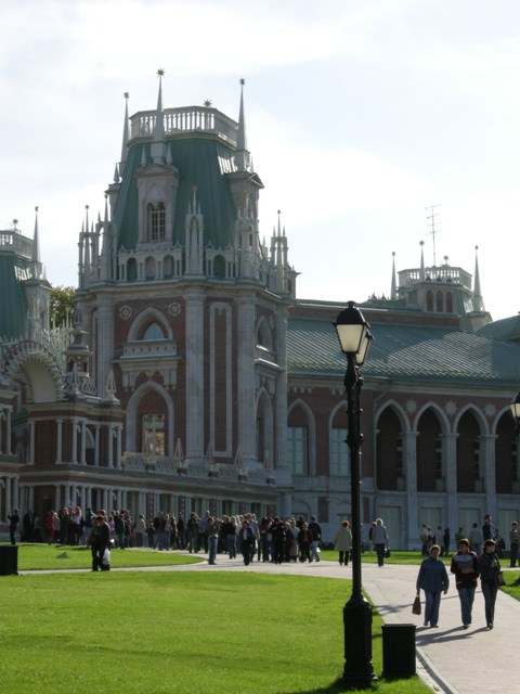 Крыша дворца в Царицыно