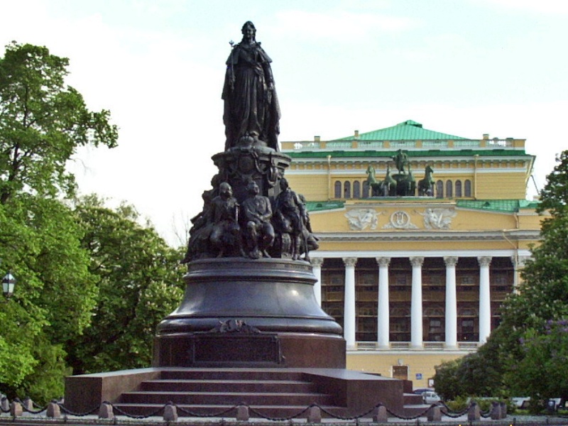 Петербург. Памятник Екатерине II