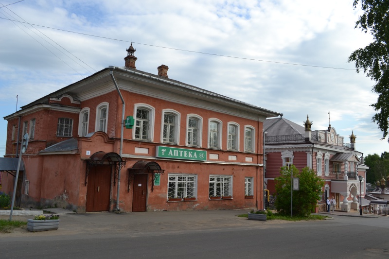 Мышкин, бывший дом купцов Гробовых
